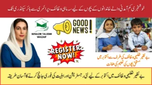 Benazir Taleemi Wazaif October 2025 New Registration and Eligibility Check 