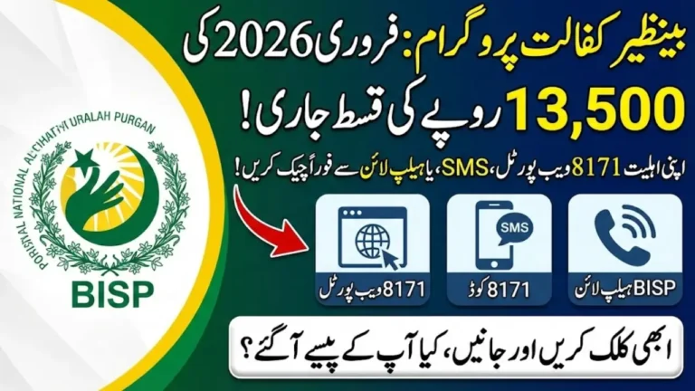 BISP Beneficiary Status Check February 2026 by Helpline, SMS and Portal