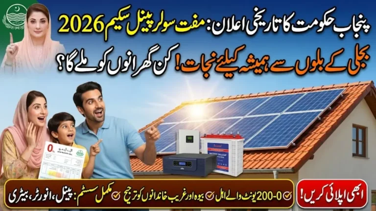 Pakistan Solar Panel Scheme 2026: Free & Subsidized Solar Systems, Eligibility & Online Application Guide